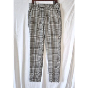 ASOS Design Mens Extra Slim Black Herringbone Suit Pants 31